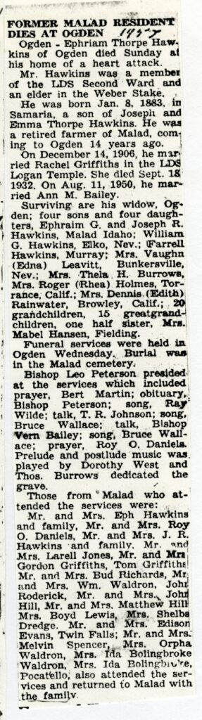 Hawkins Ephriam Thorpe (09 Jume 1957)