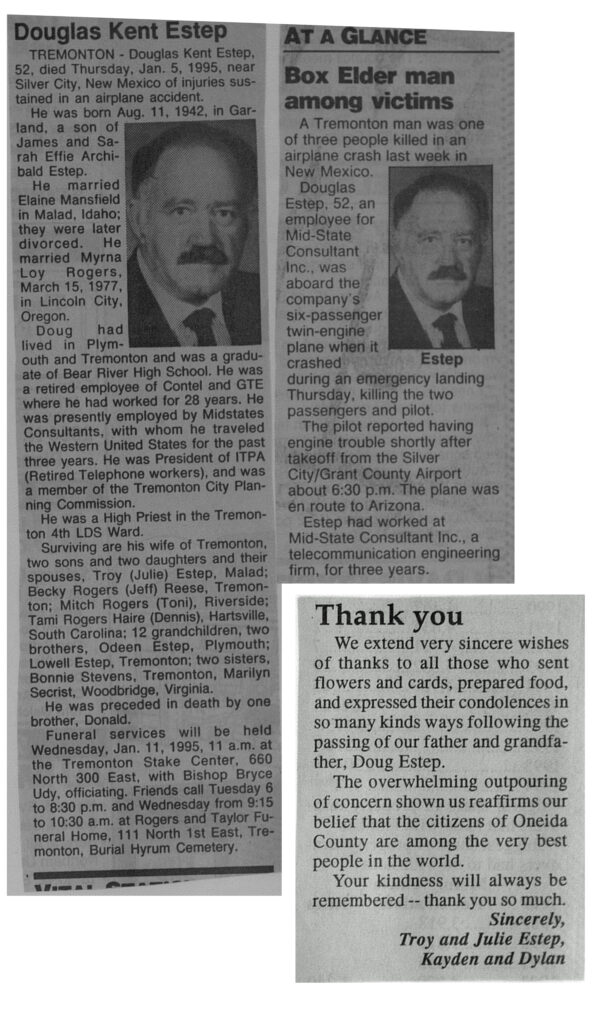 Douglas Kent Estep obit