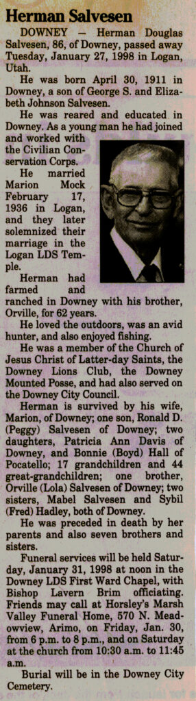Herman Salvesen obit