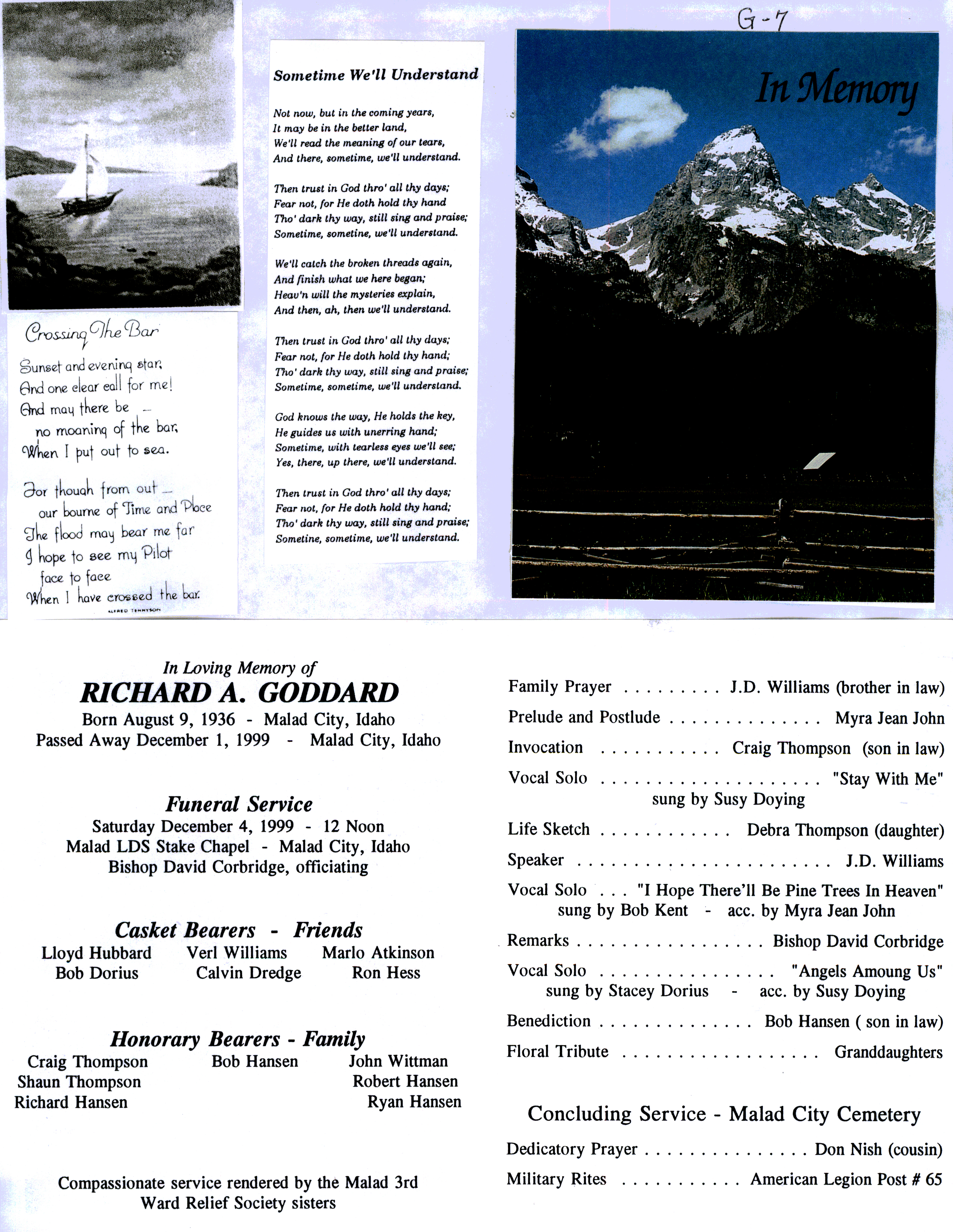 Richard A Goddard program