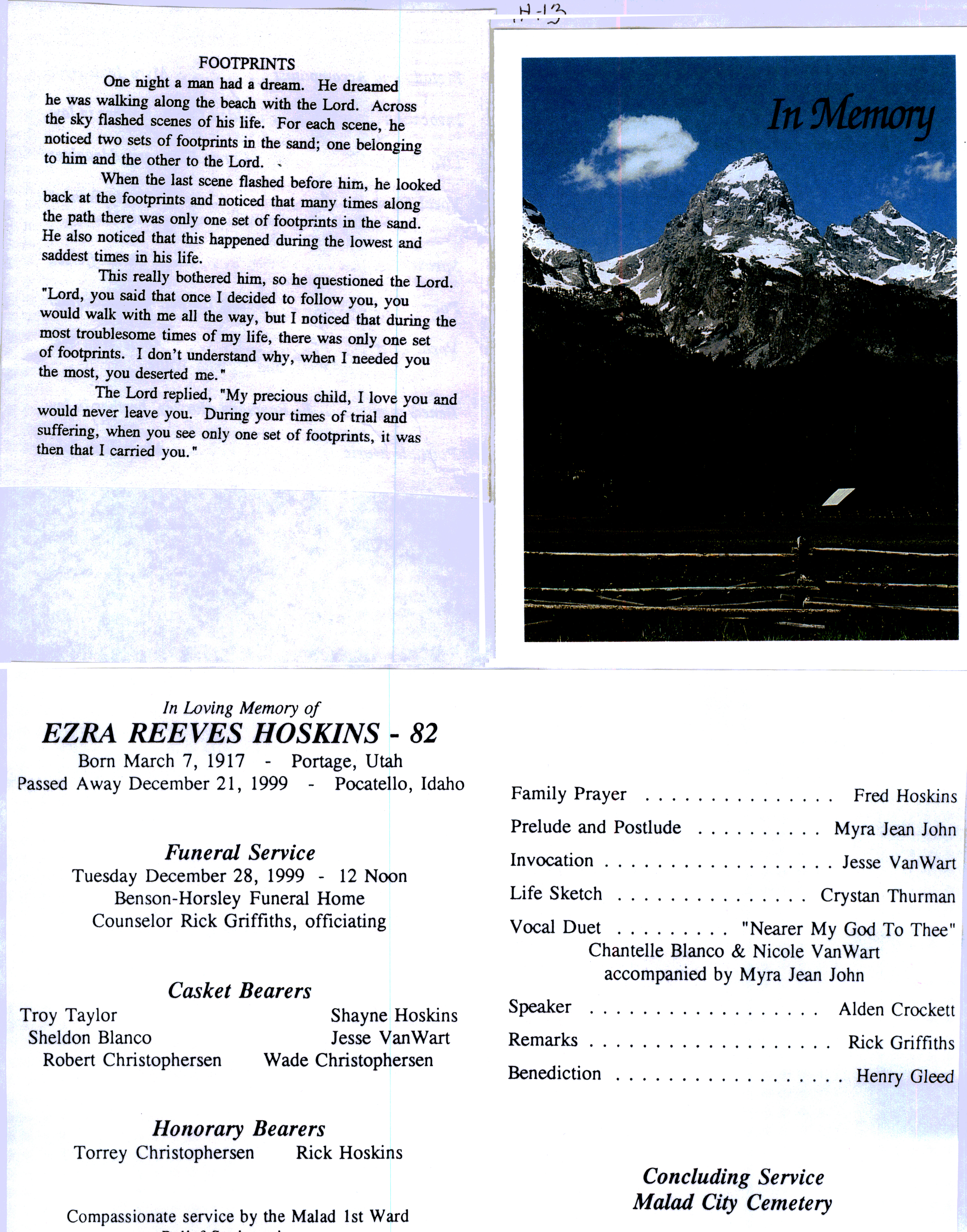 Ezra Reeves Hoskins program