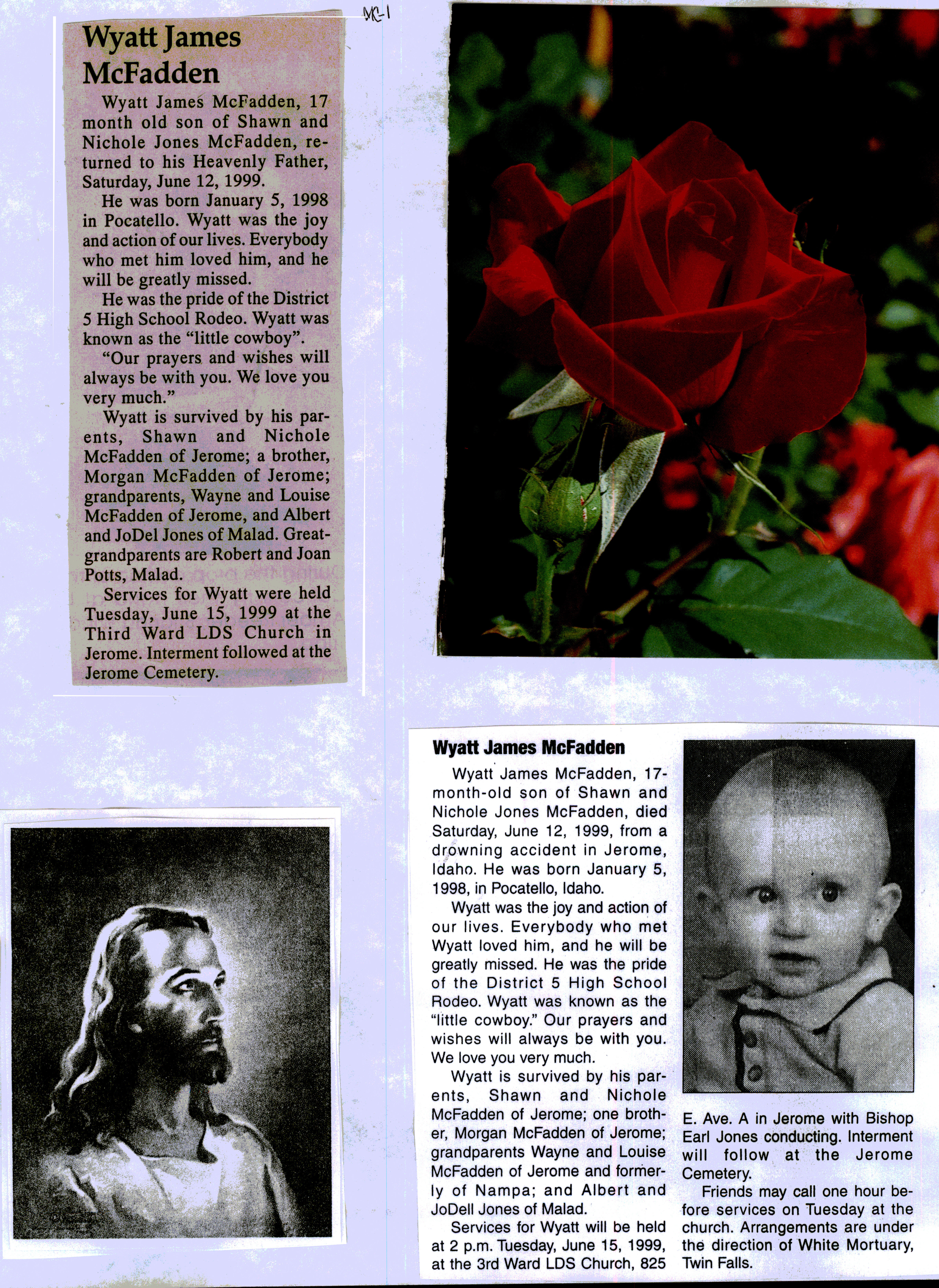 Wyatt James McFadden obit
