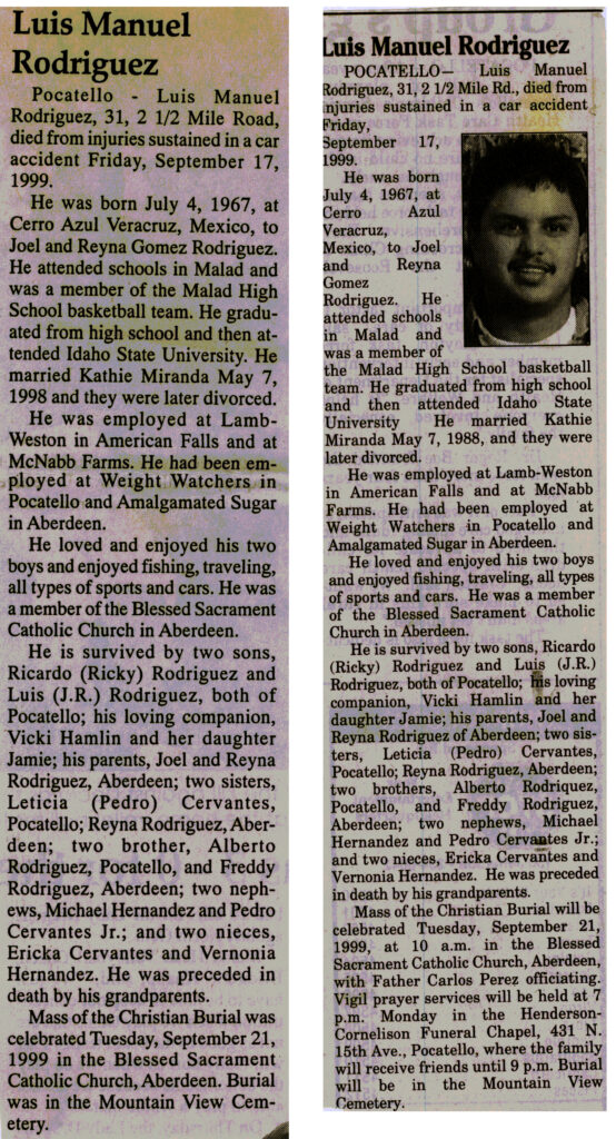 Luis Manuel Rodriguez obit