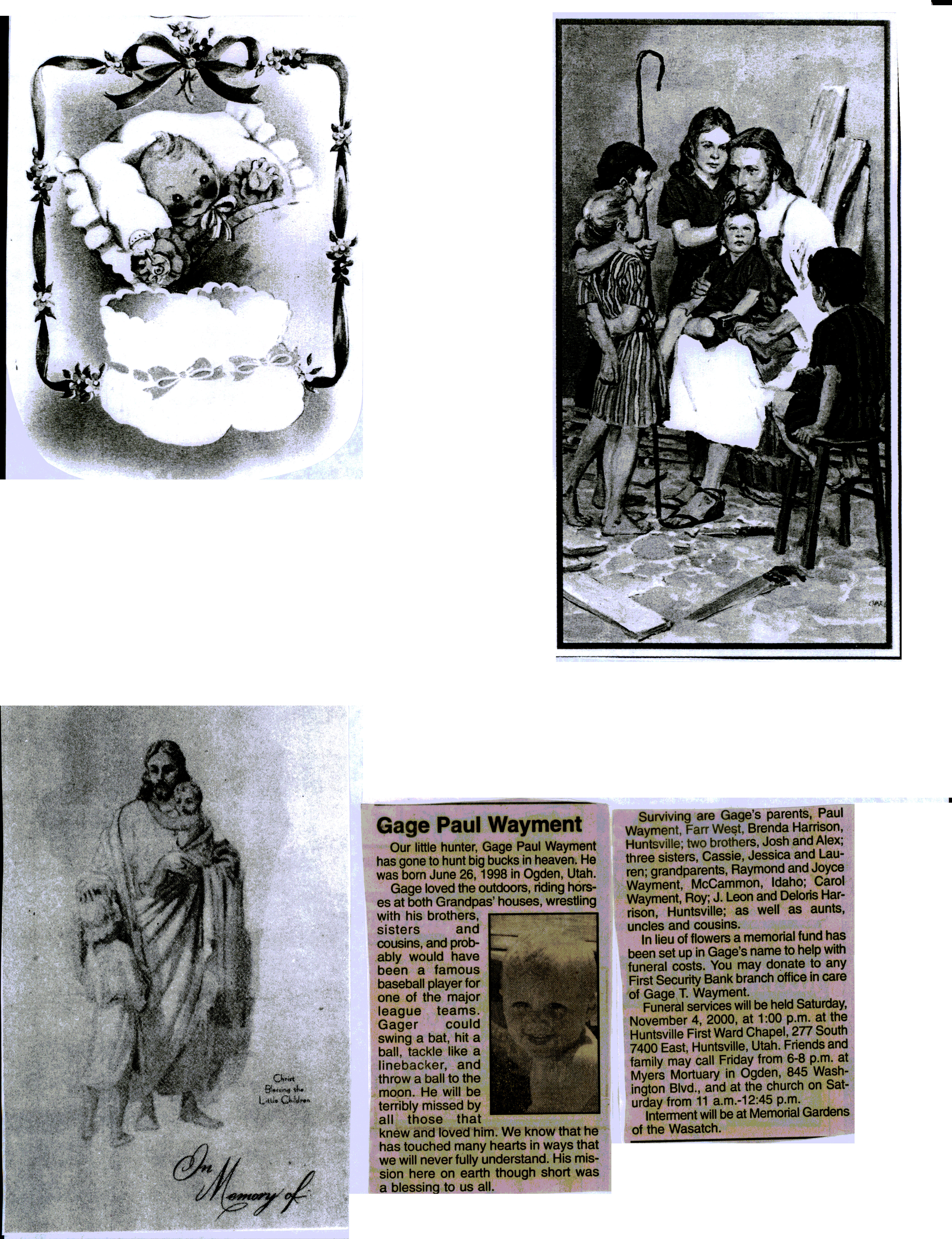 Gage Paul Wayment obit