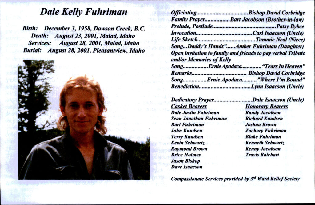 Dale Kelly Fuhriman program