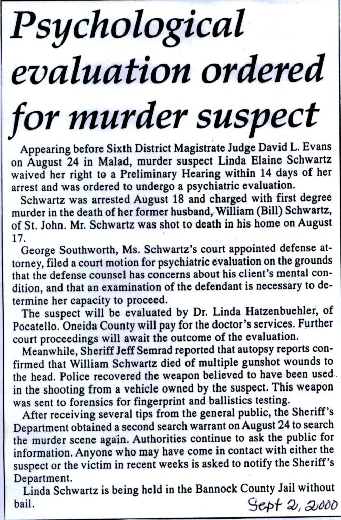 Linda Schwartz evaluation article