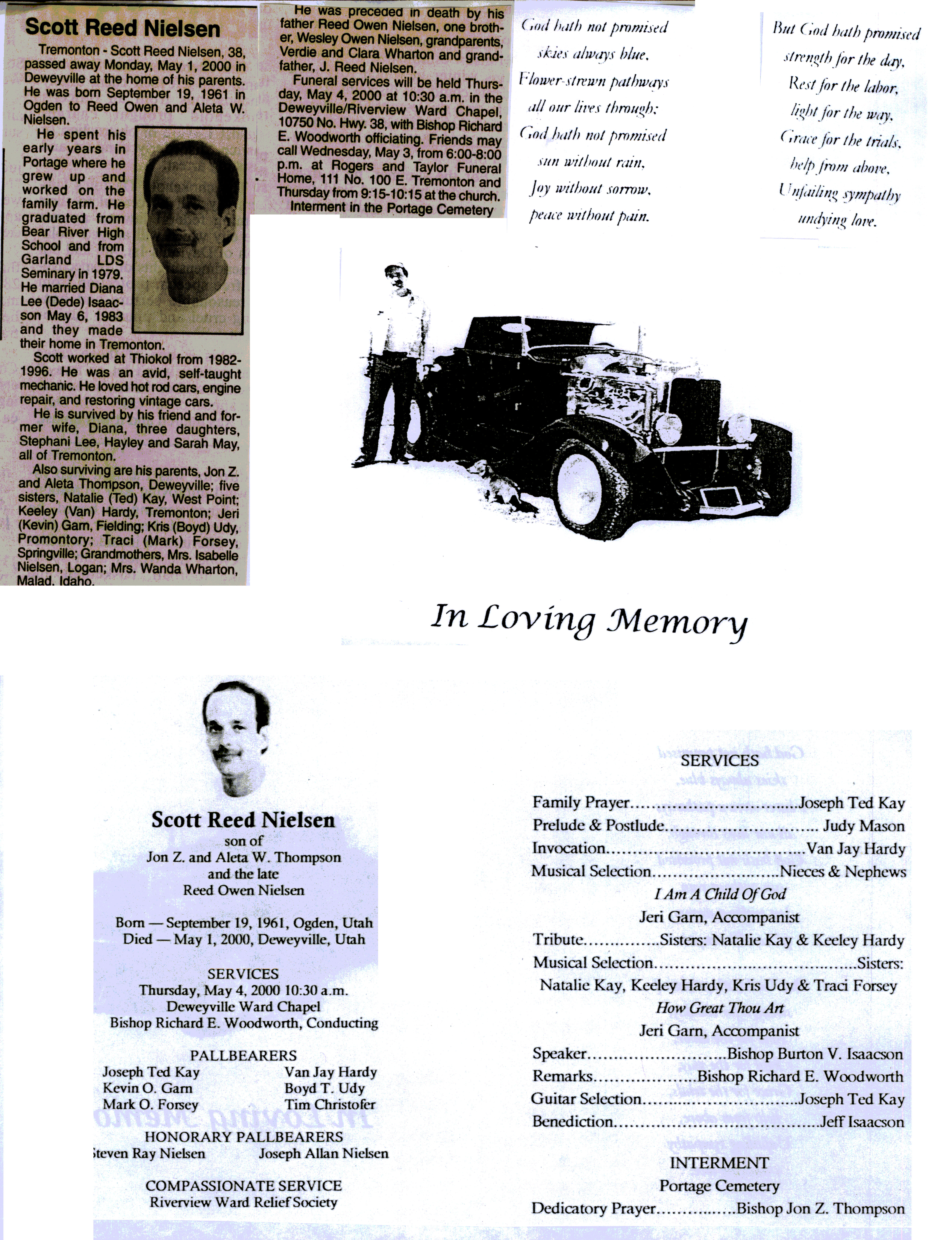 Scott Reed Nielsen obit and program