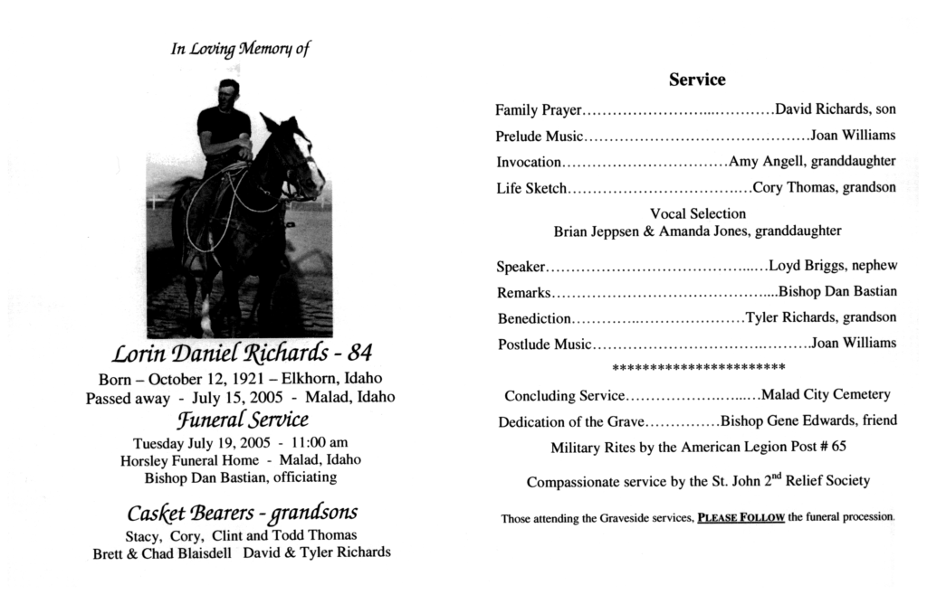 Lorin Daniel Richards program
