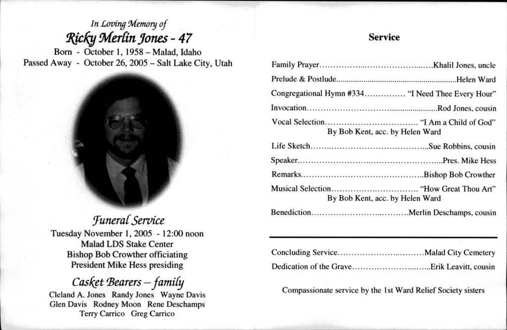 Ricky Merlin Jones program