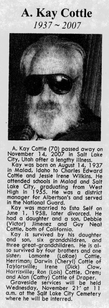 A Kay Cottle obit