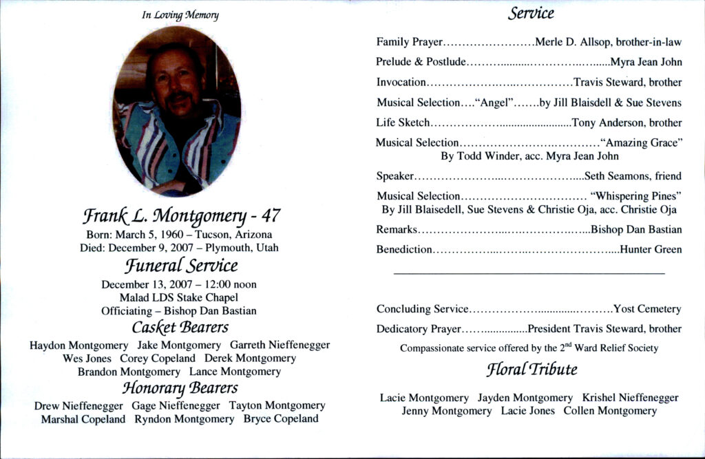 Frank L Montgomery program