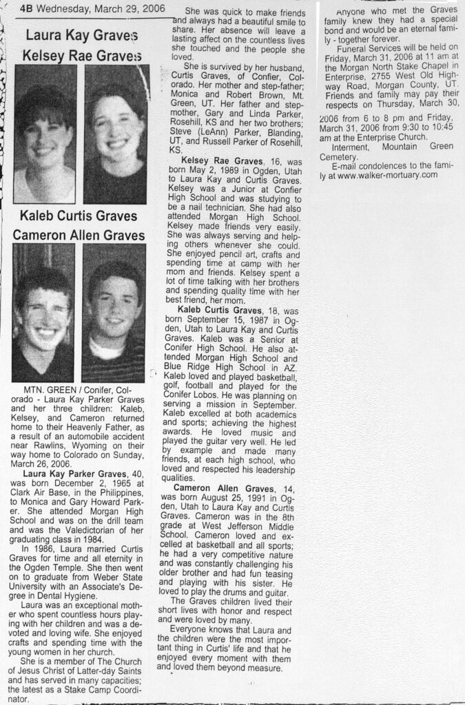 Kaleb Curtis Graves obit