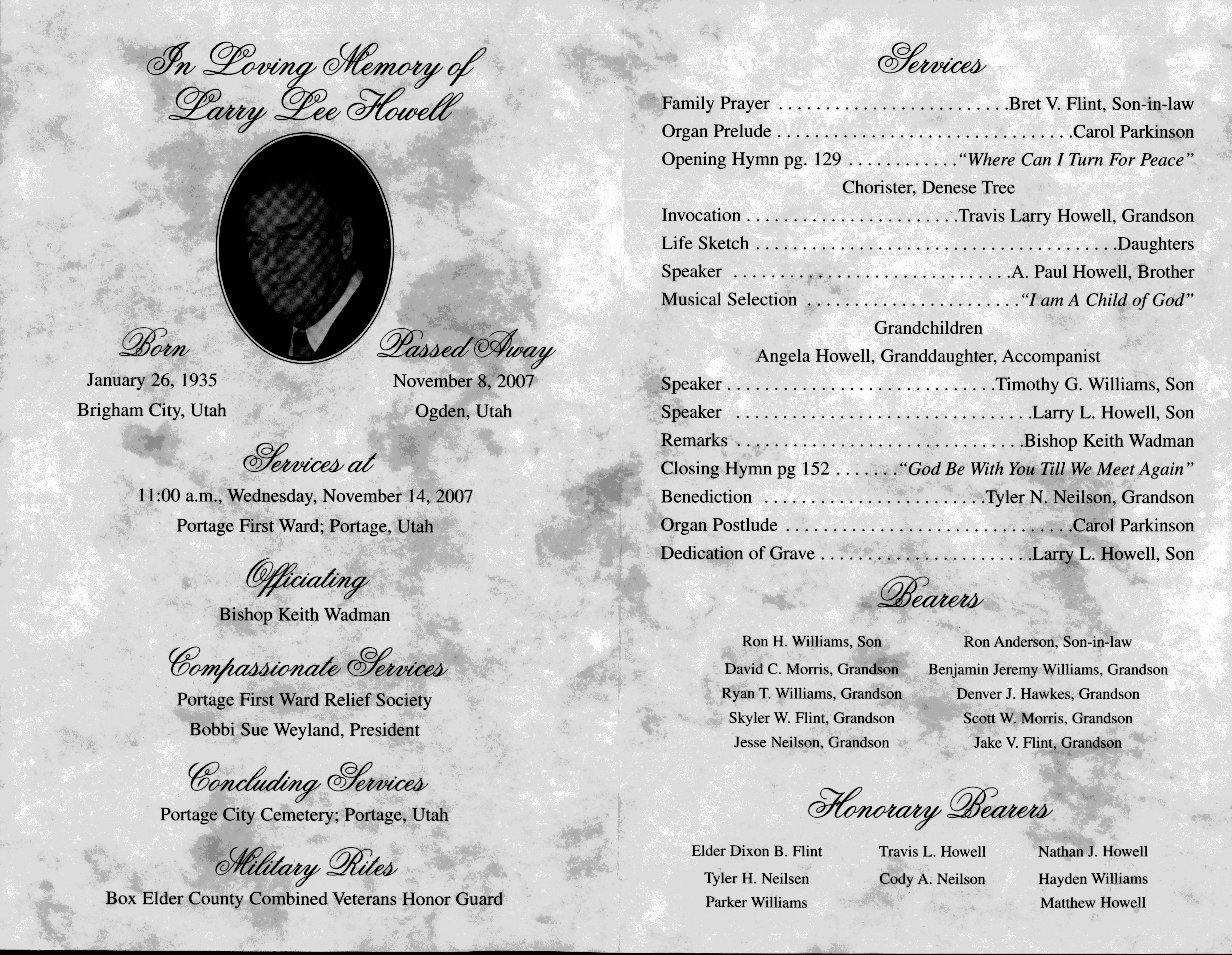 Larry Lee Howell program
