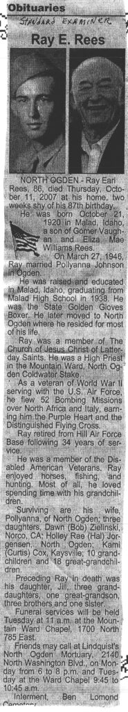 Ray Earl Rees obit