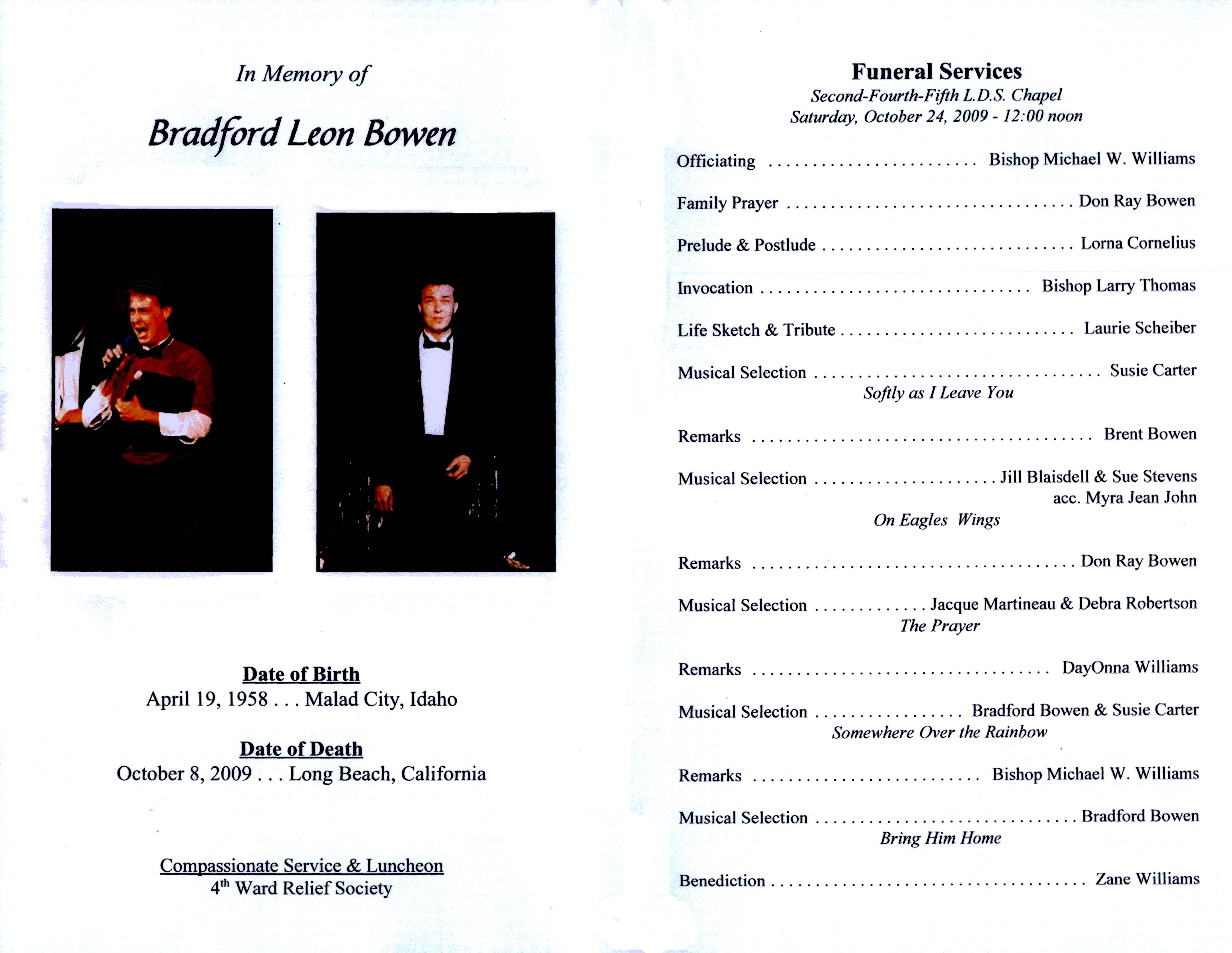 Bradford Leon Bowen program