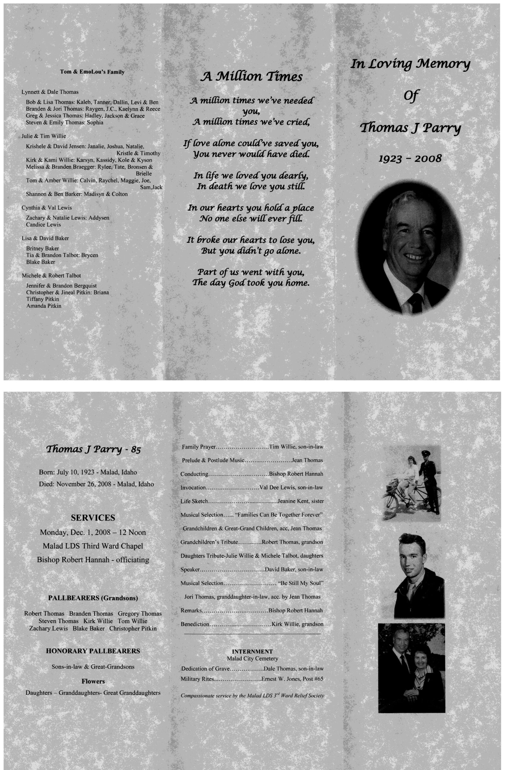 Thomas J Parry program