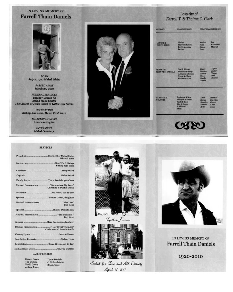 Farrell Thain Daniels program