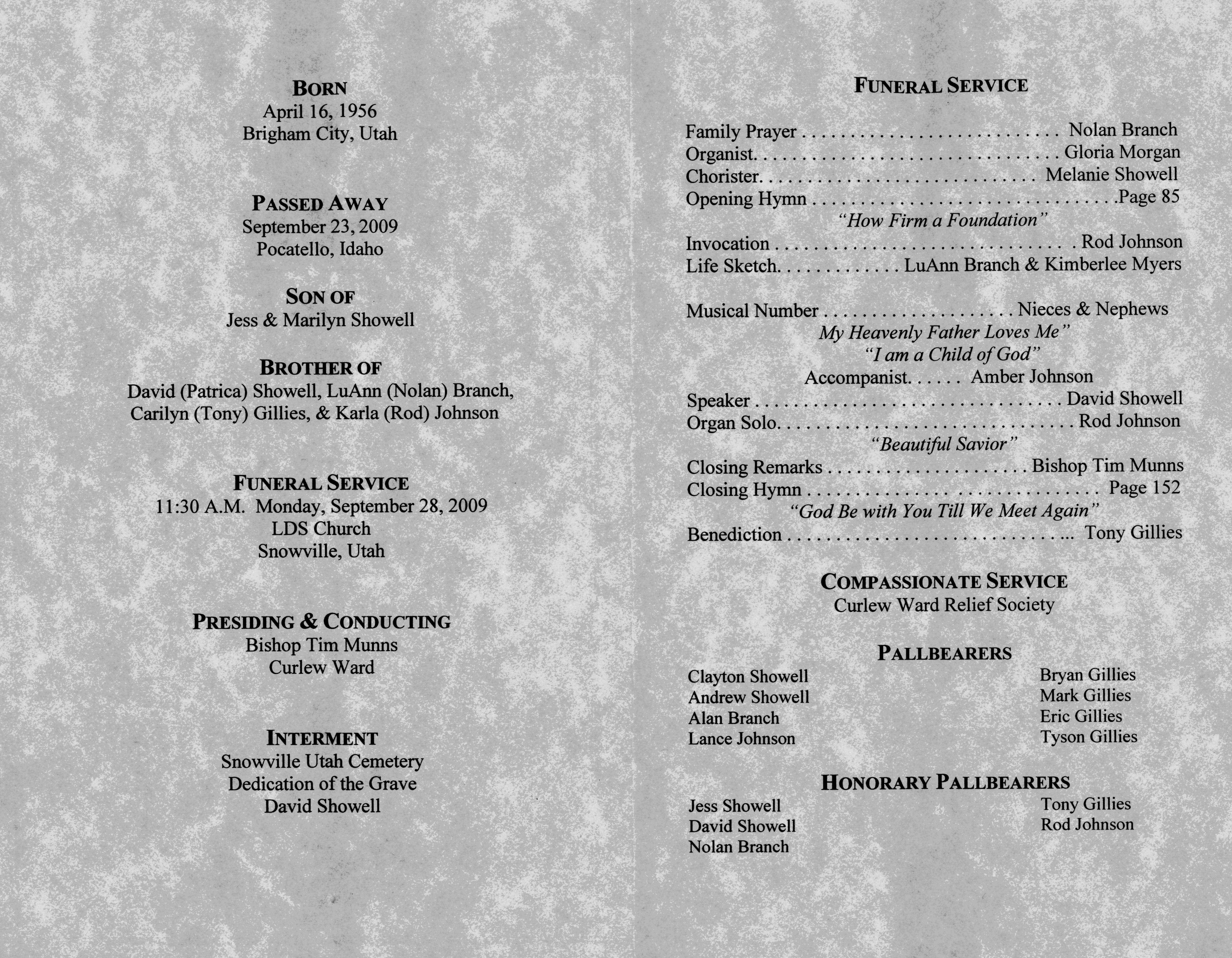 Mark Harris Showell program