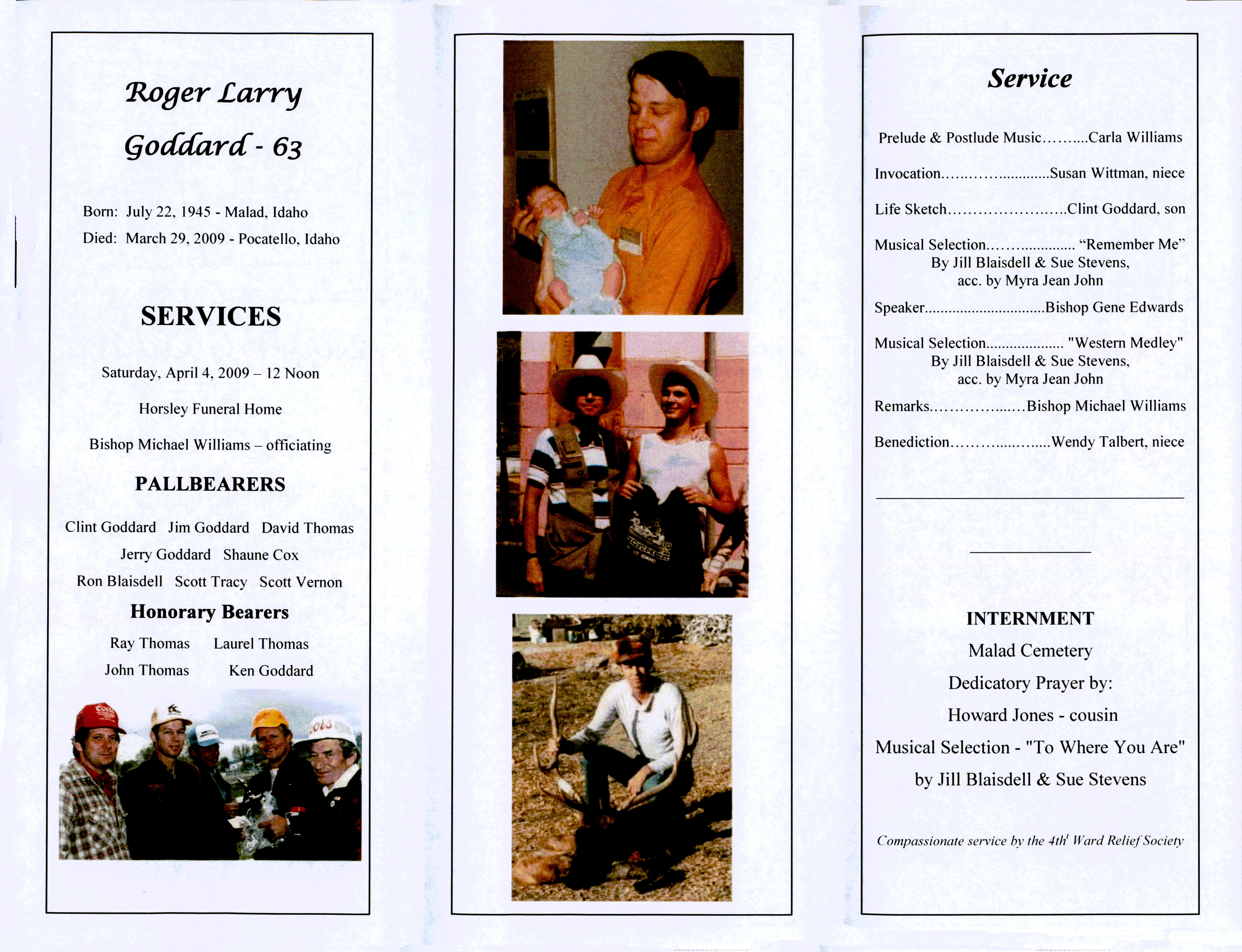 Roger Larry Goddard program