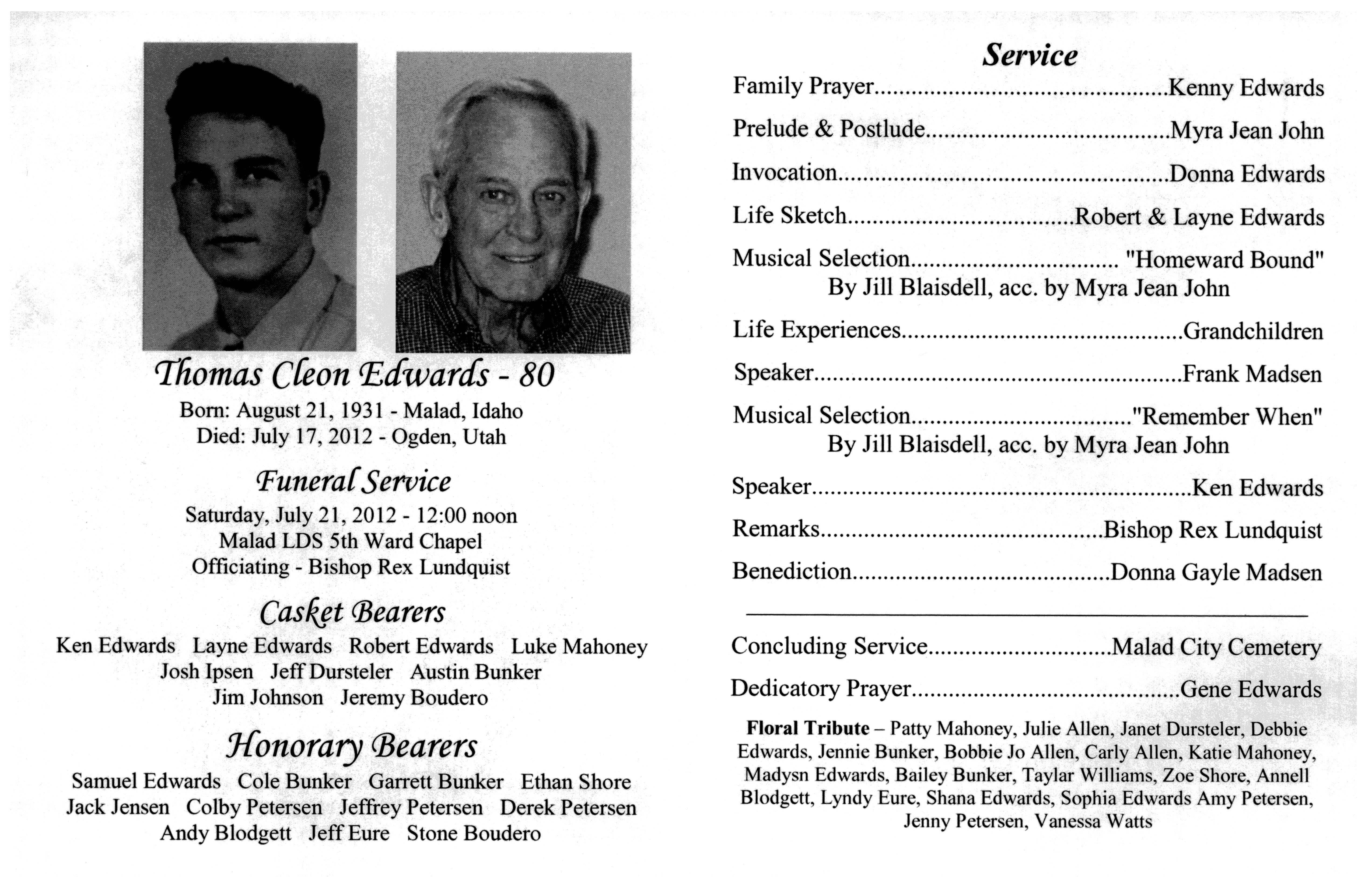 Thomas Cleon Edwards program