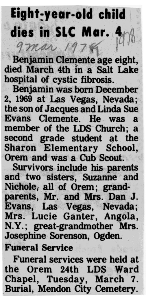 Benjamin Clemente obit