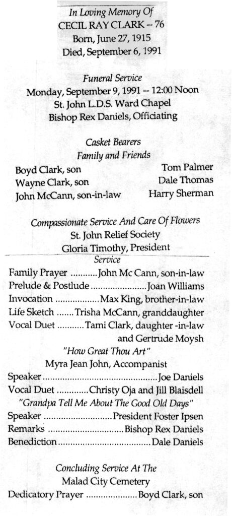 Cecil Ray Clark program
