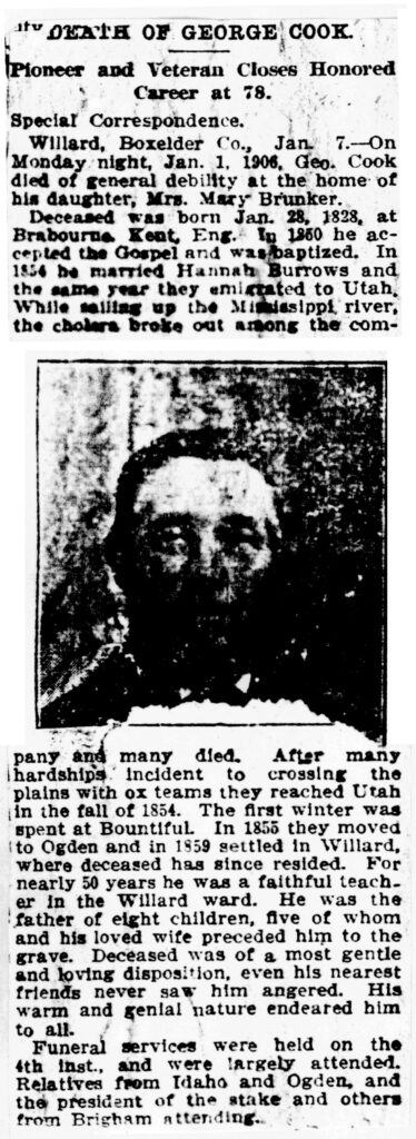 George Cook obit