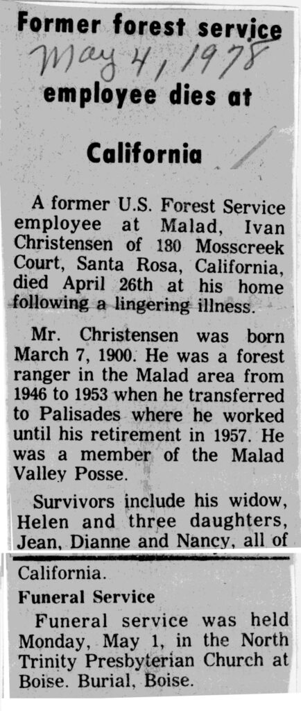Ivan Christensen obit