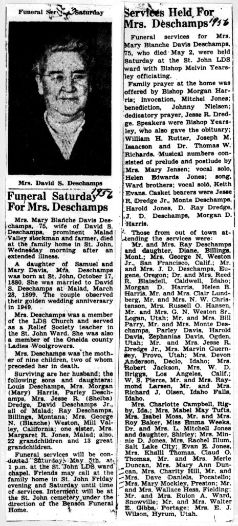 Olsenobit and funeral