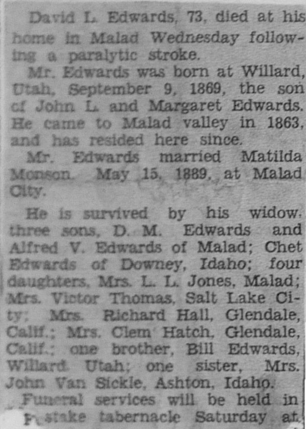 David L Edwards obit
