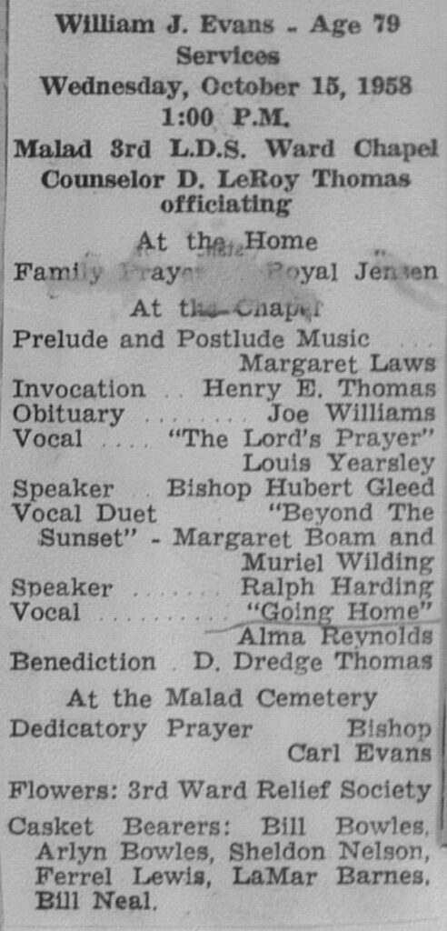 William J Evans program