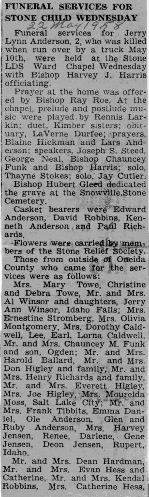 Jerry Lynn Anderson funeral