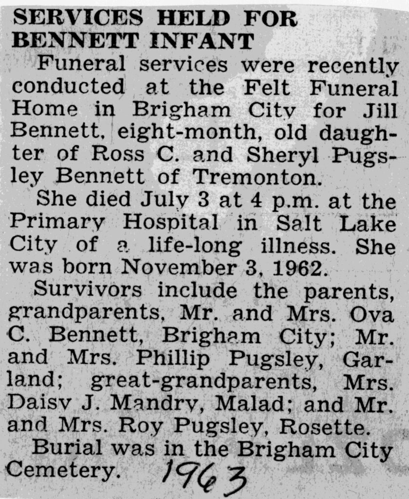 Jill Bennett obit