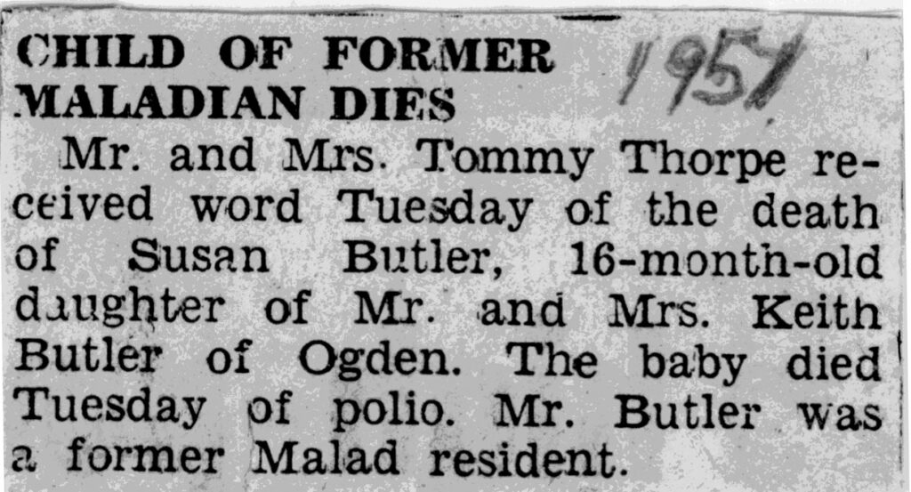 Susan Butler death notice
