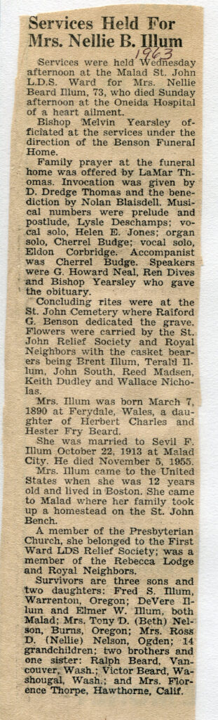 Illum Nellie Beard (03 Nov 1963 C)