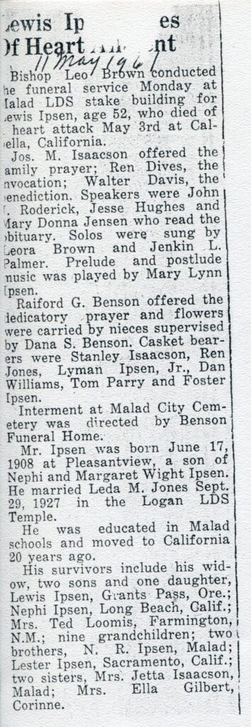 Ipsen Lewis (03 May 1961)