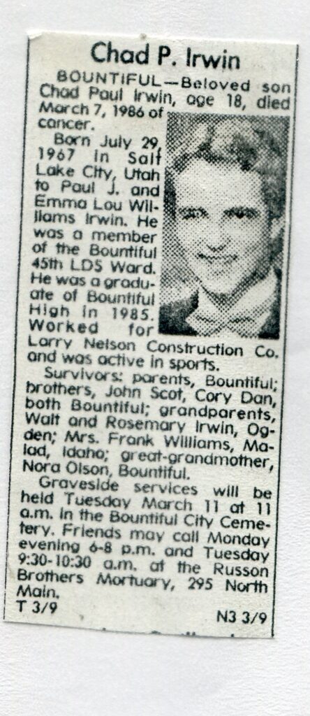 Irwin Chad Paul (07 March 1986 B)