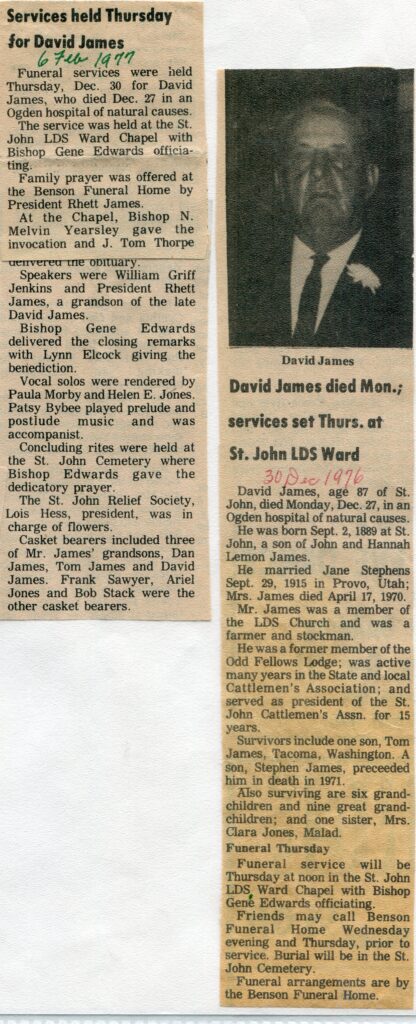 James David (27 Dec 1976 A)