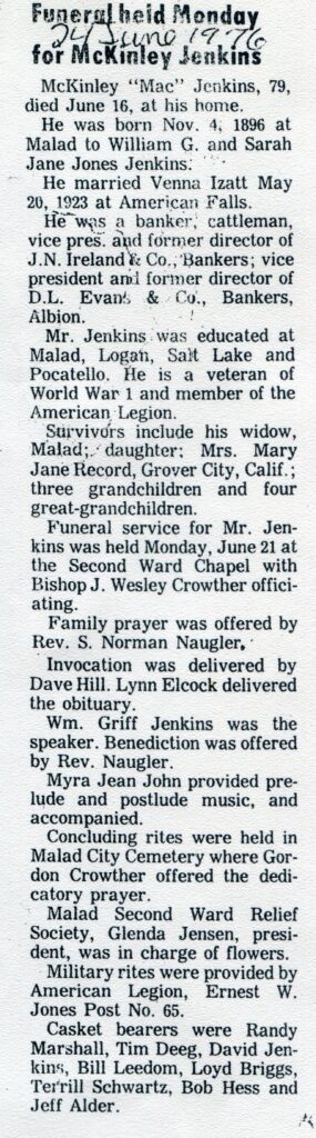 Jenkins McKinley (16 June 1976)