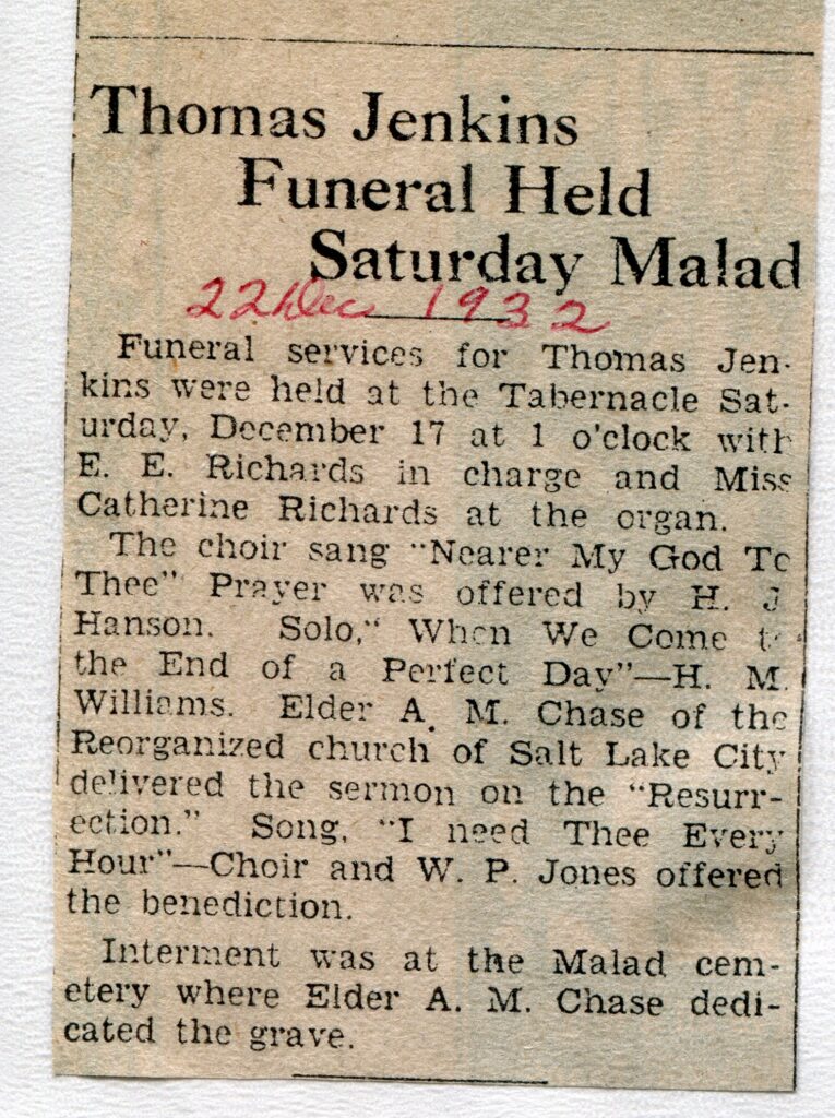 Jenkins Thomas (Dec 1932)