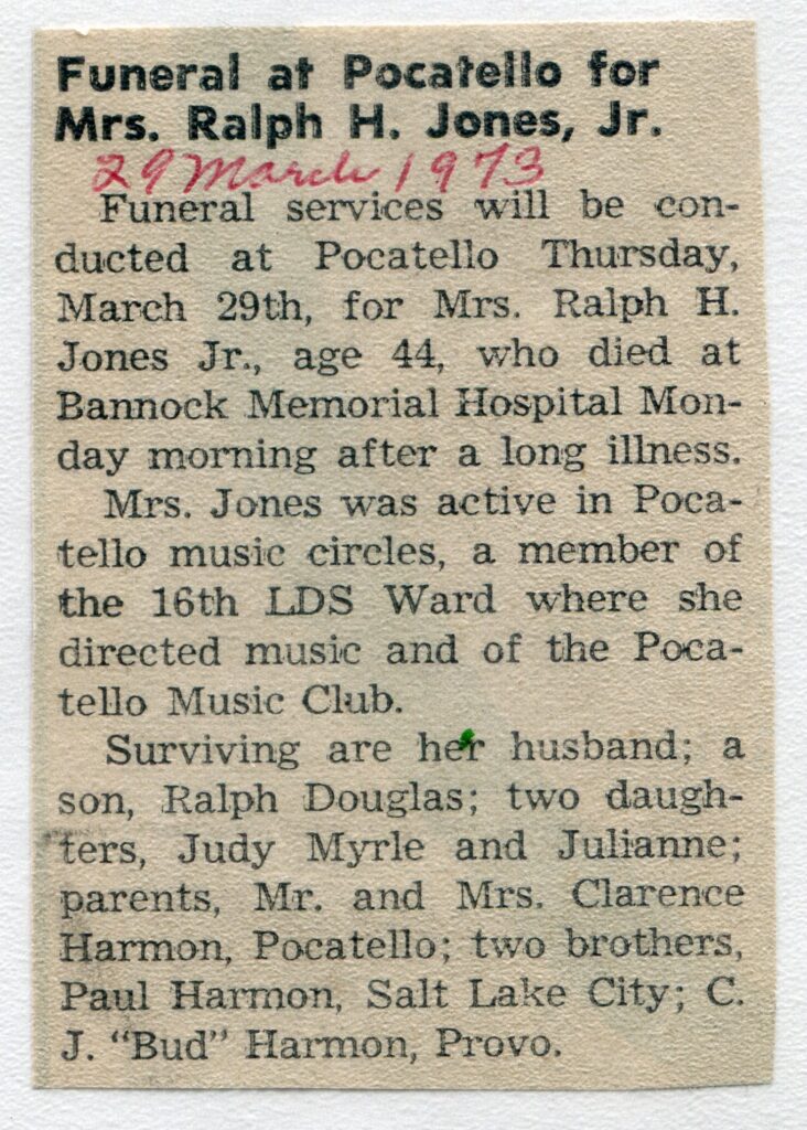 Jones Colleen Harmon (26 March 1973)