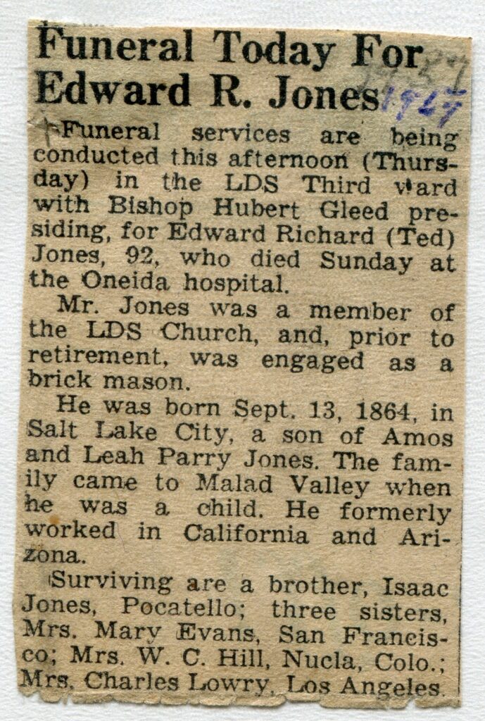 Jones Edward Richard (Ted) (05 May 1957)