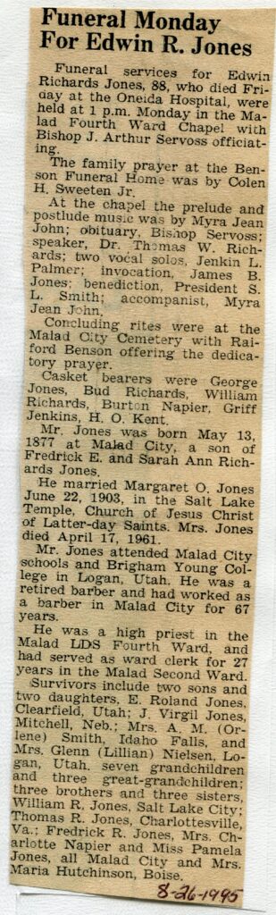 Jones Edwin Richards (05 May 1957)