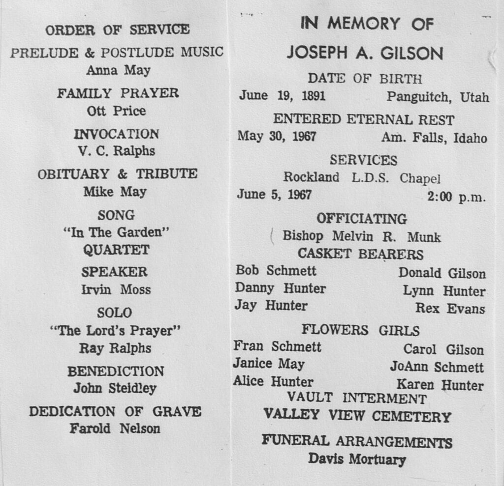 Joseph A Gilson program