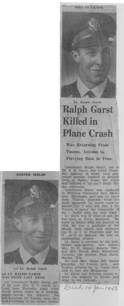 Ralph Garst obit