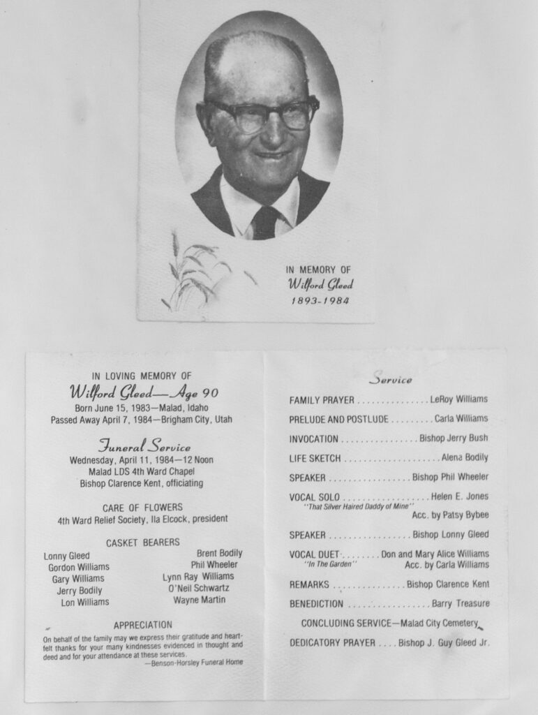 Wilford Gleed program