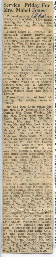 Jones Sarah Mabel Evans (20 June 1960 A)