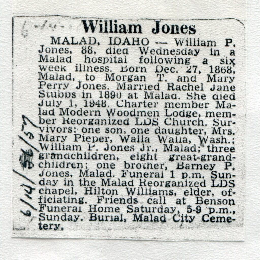 Jones William P (14 June 1957 A)
