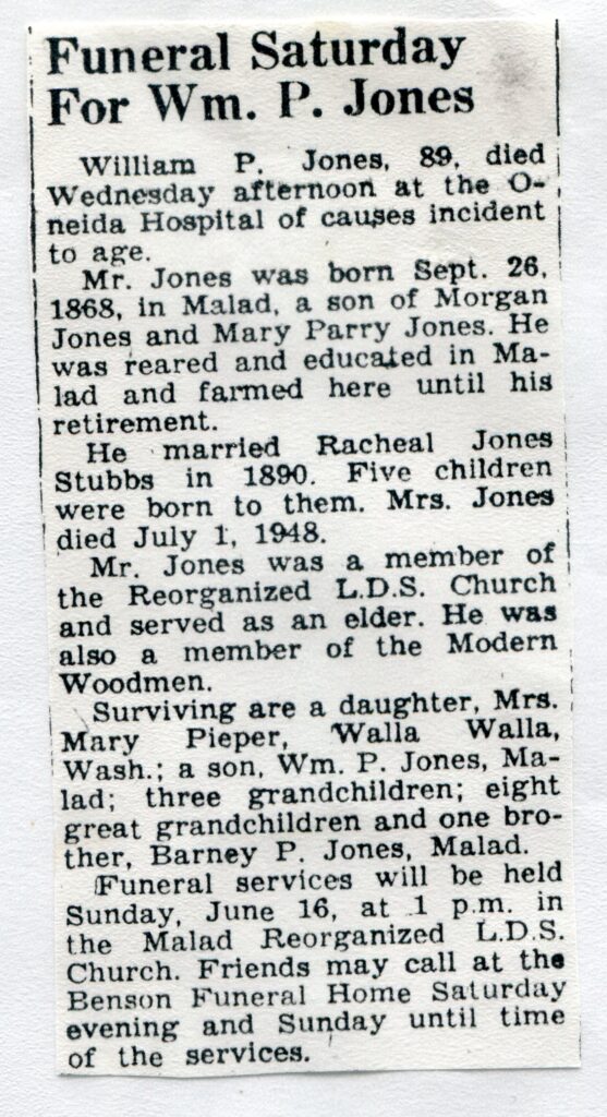 Jones William P (14 June 1957 B)