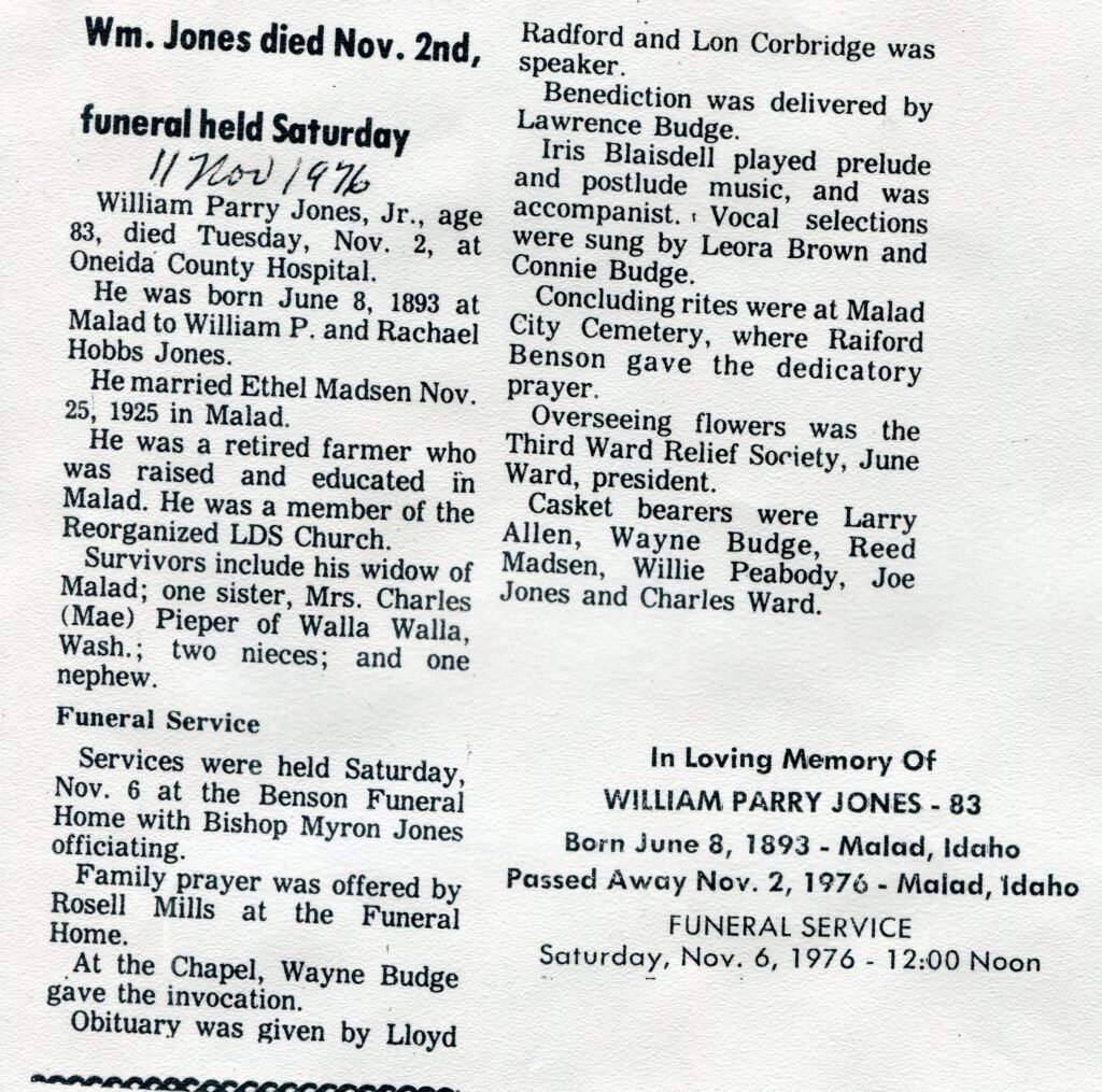 Jones William Parry Jr (02 Nov 1976)